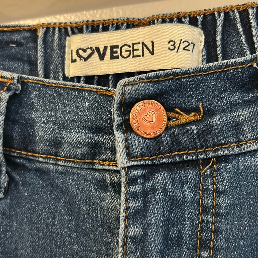 LoveGen Cargo Jeans Juniors Women’s Size 3/27 - Picture 3 of 11